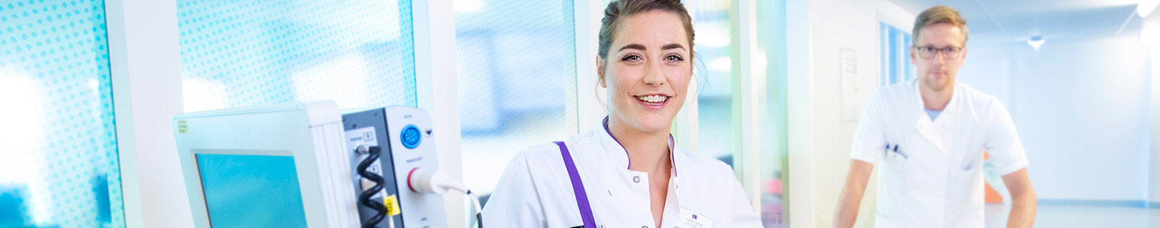 Header afbeelding met laborant van UMC